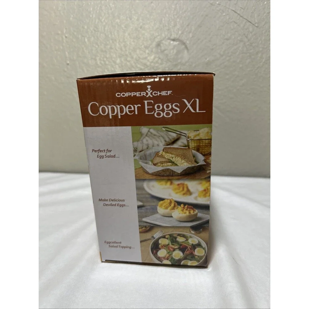 Copper Chef Copper Eggs XL (As Seen On TV) New With Recipe Book